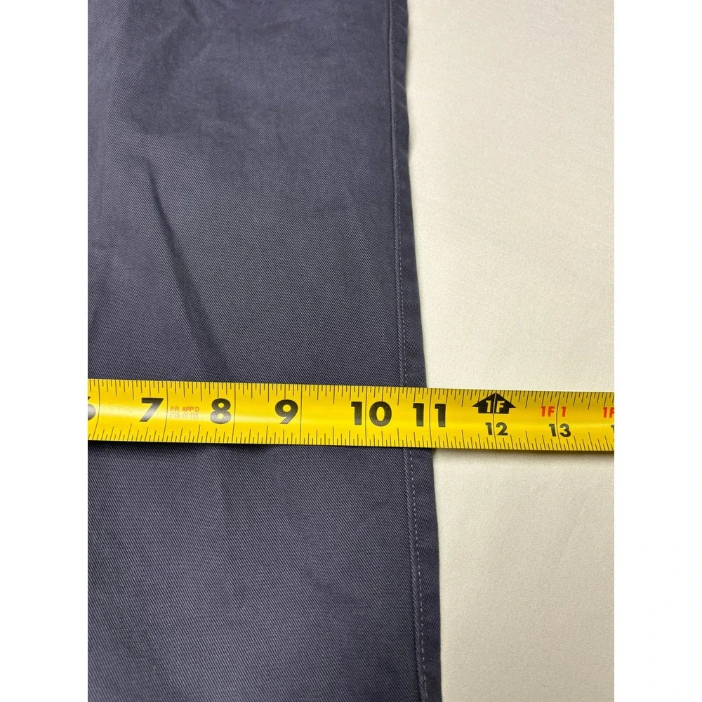 NWT Banana Republic Mens Wide Leg Chino Pants Gray 100% Cotton 32x30 $120